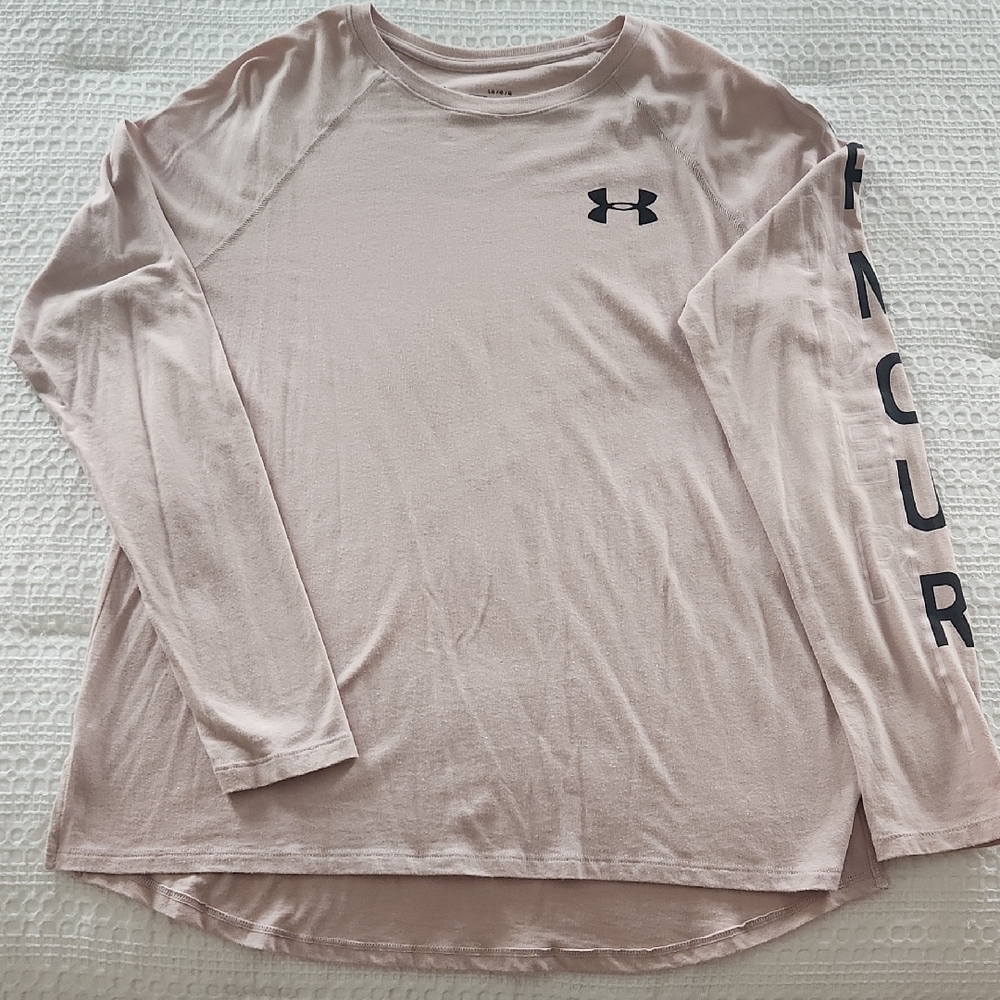 Under Armour Light Pink Long Sleeve Top